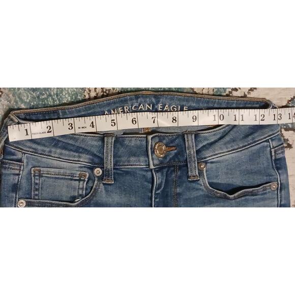 American Eagle Low-Rise Super Stretch Skinny Jeans Women’s 2 Short 25Wx27L - Picture 3 of 11